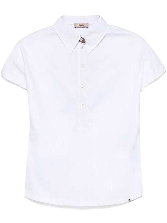 Cotton Polo Top