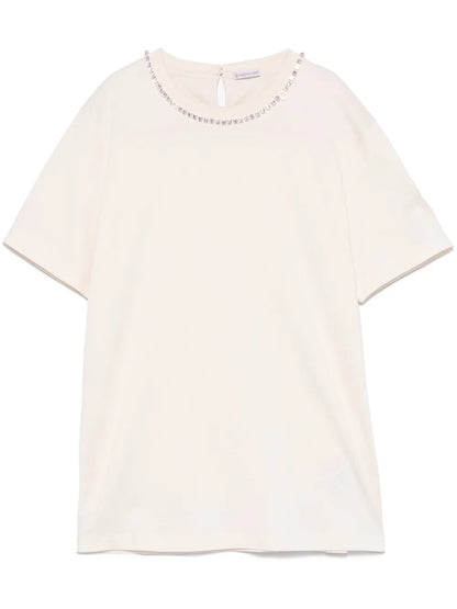 Crystal-Embellished T-Shirt