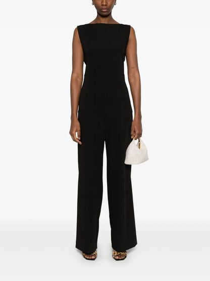 Pussy-Bow Jumpsuit