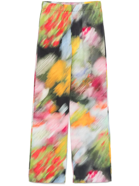 Liquid Floral Trousers