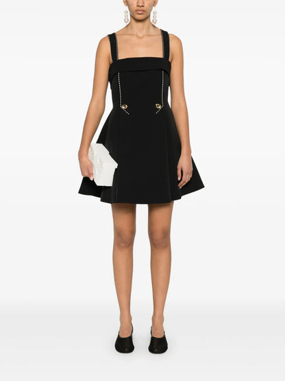 Crepe Mini Dress