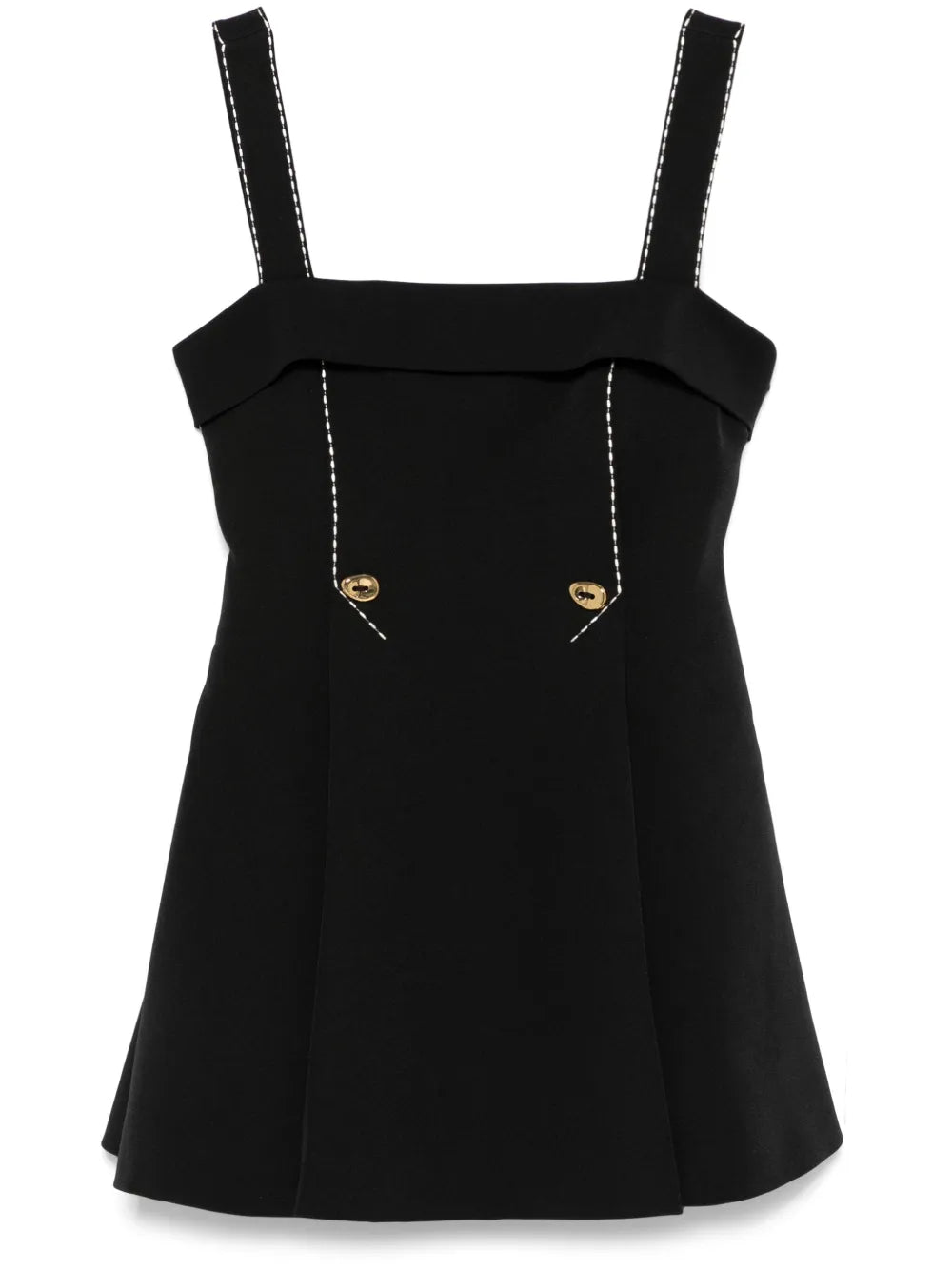 Crepe Mini Dress