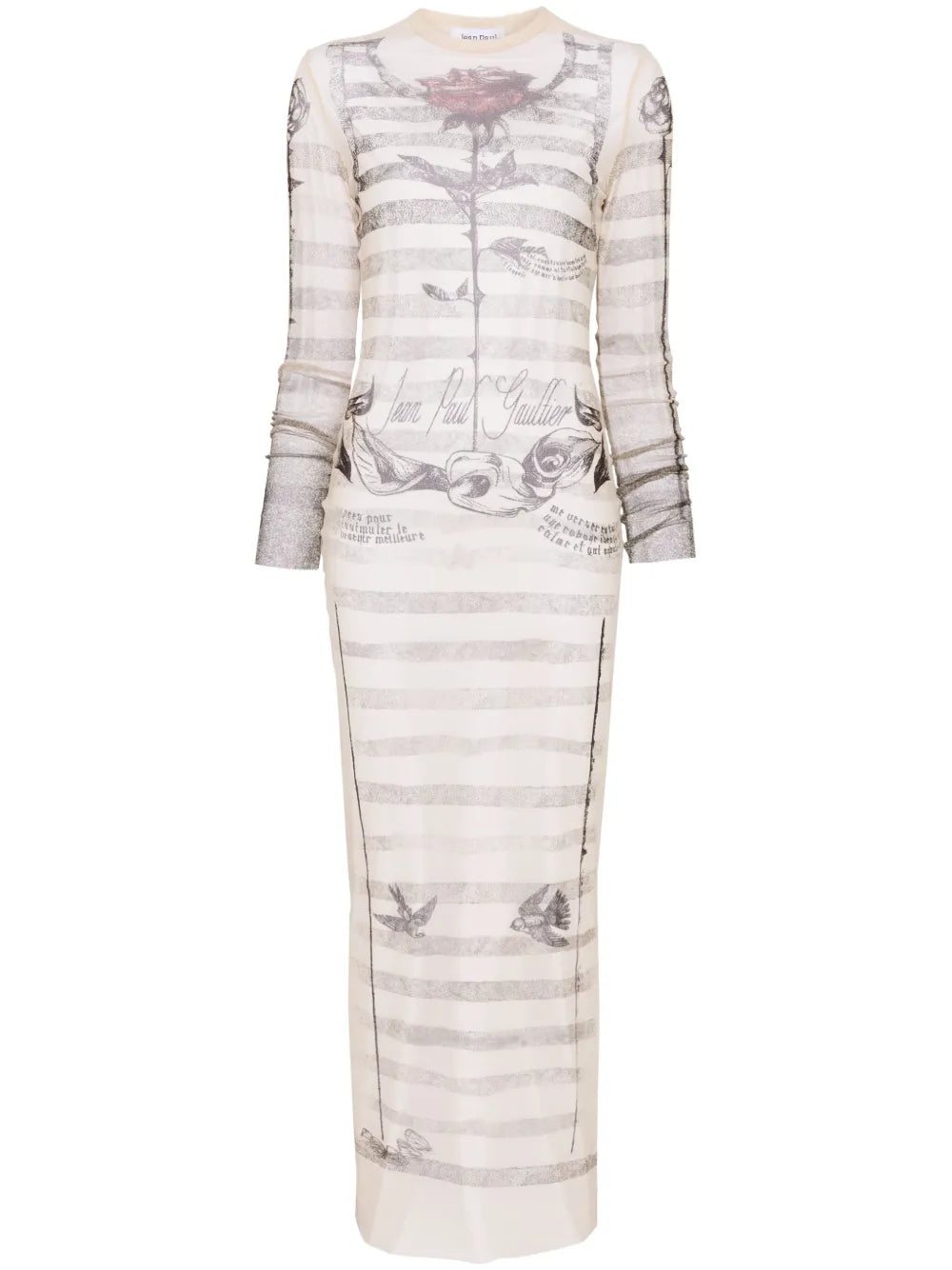 Tattoo Marinière Maxi Dress