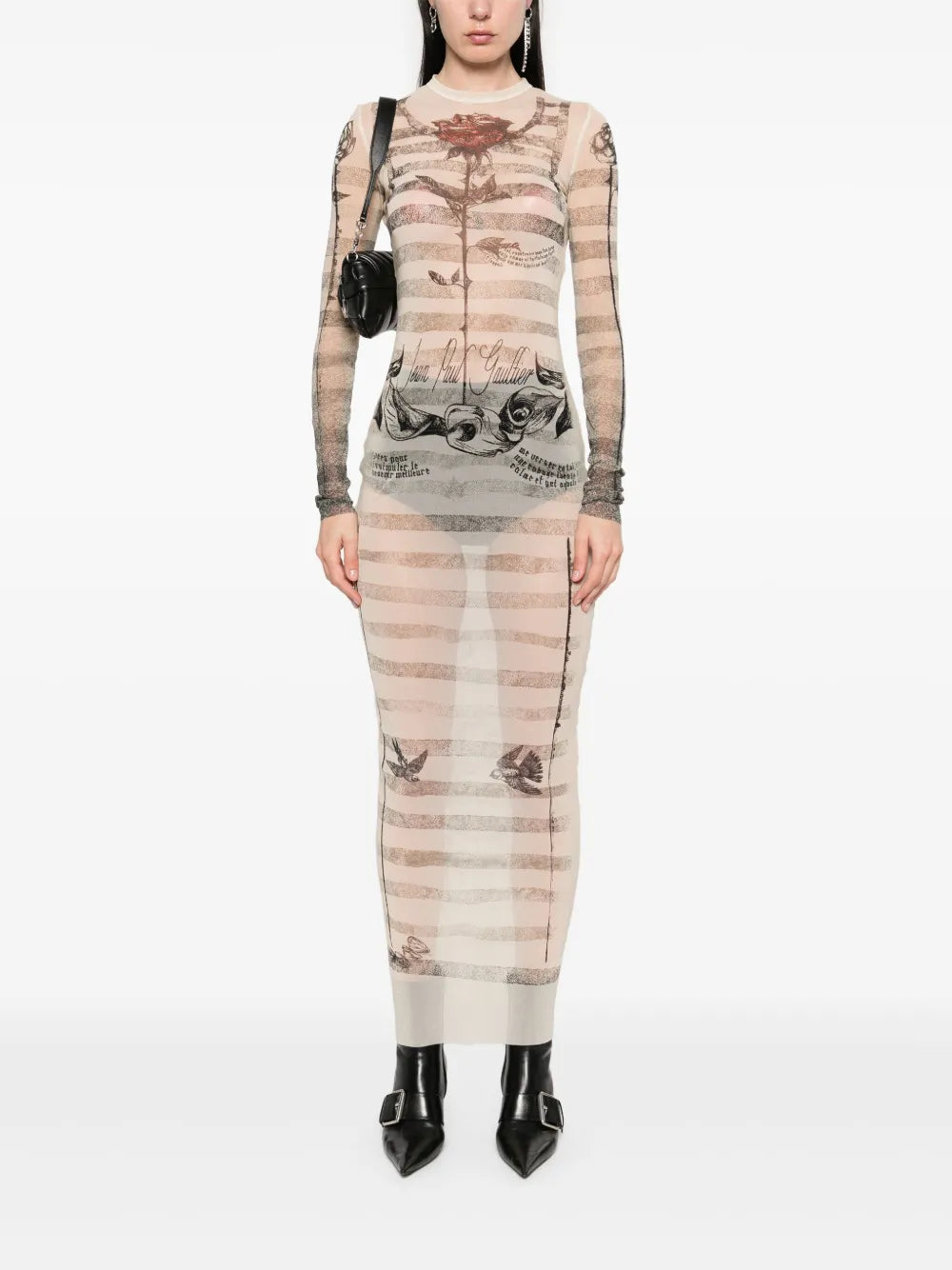 Tattoo Marinière Maxi Dress