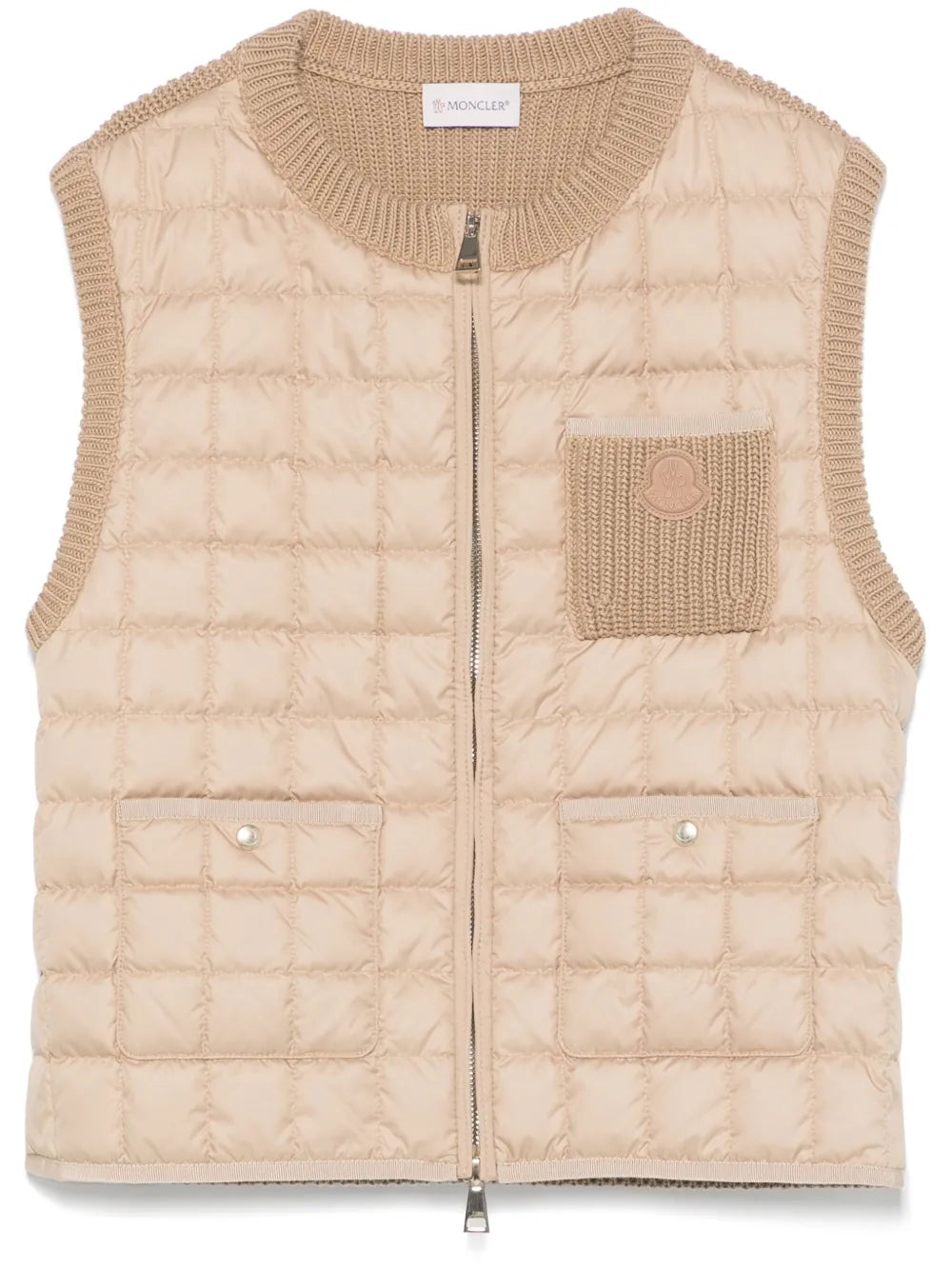 Tricot-Panel Gilet