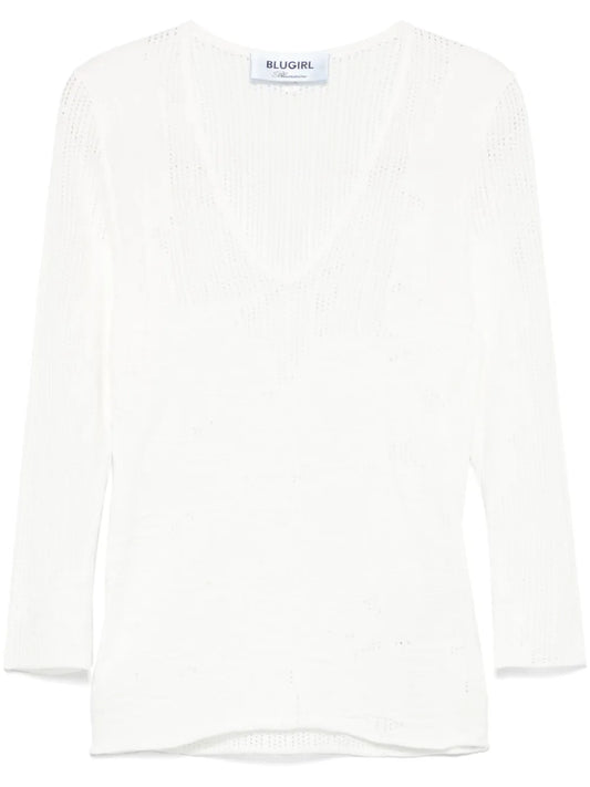 Open-Knit T-Shirt
