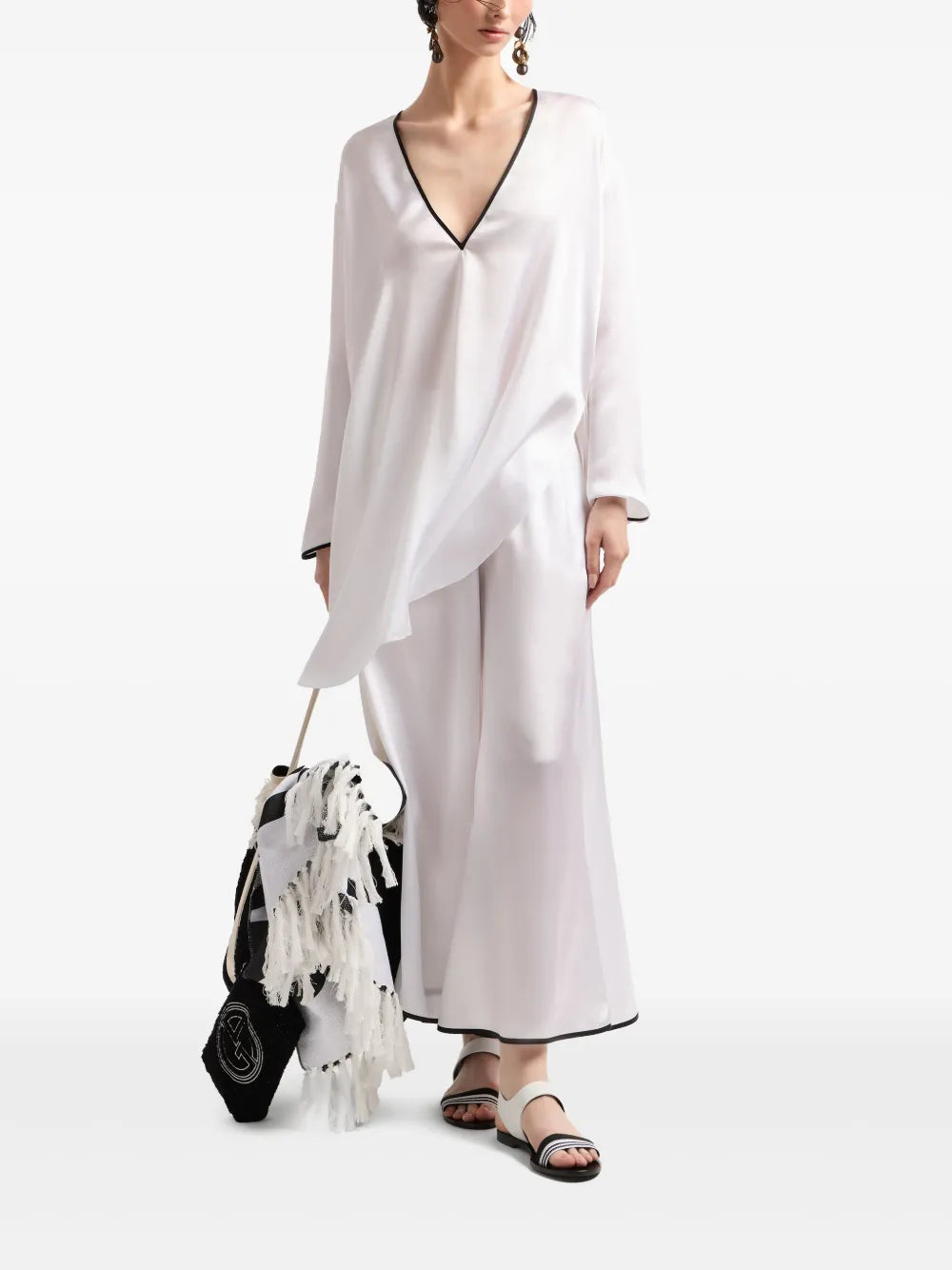 Deep V-Neck Tunic
