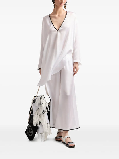 Deep V-Neck Tunic