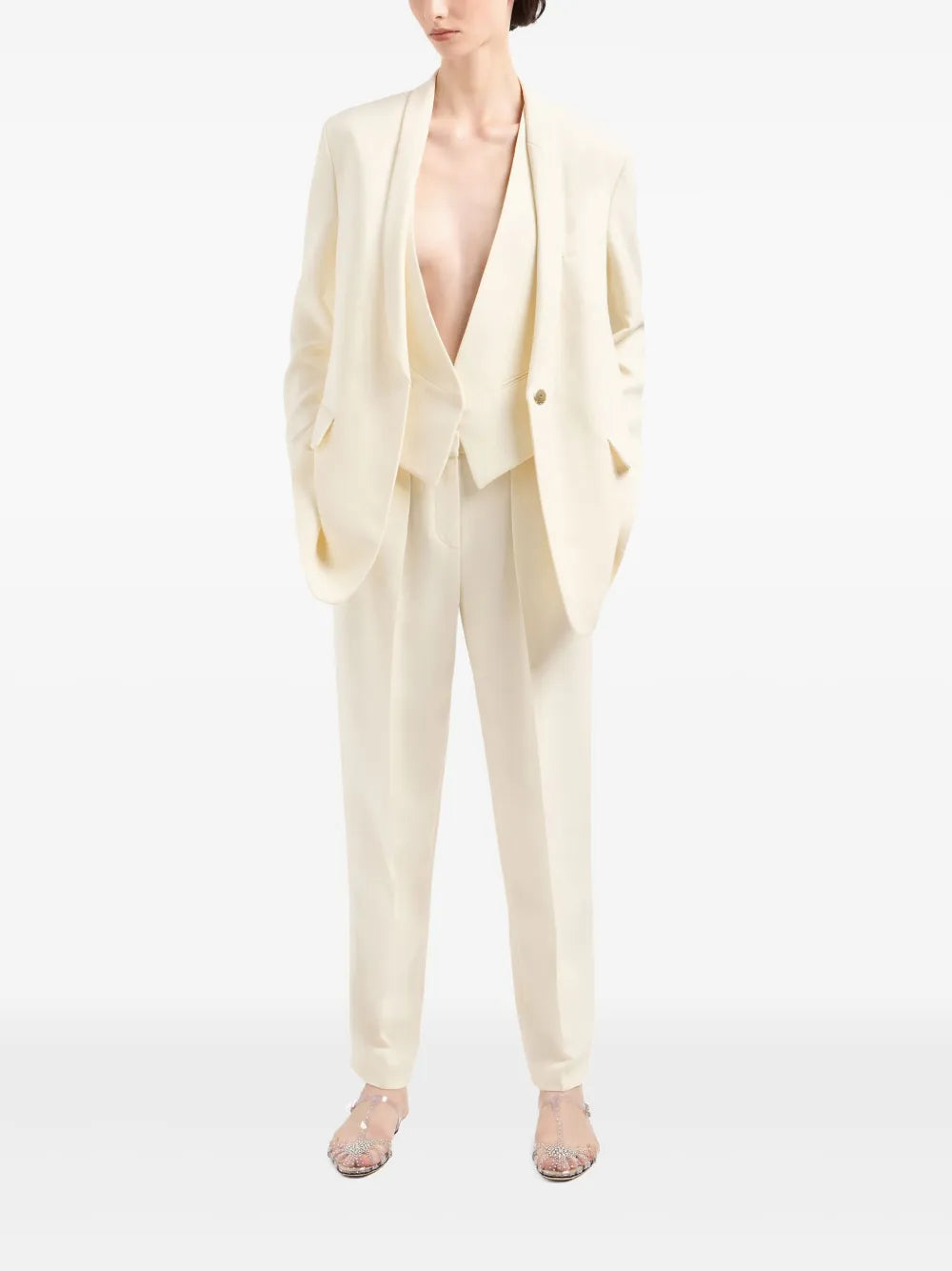 Pleat Detailing Trousers