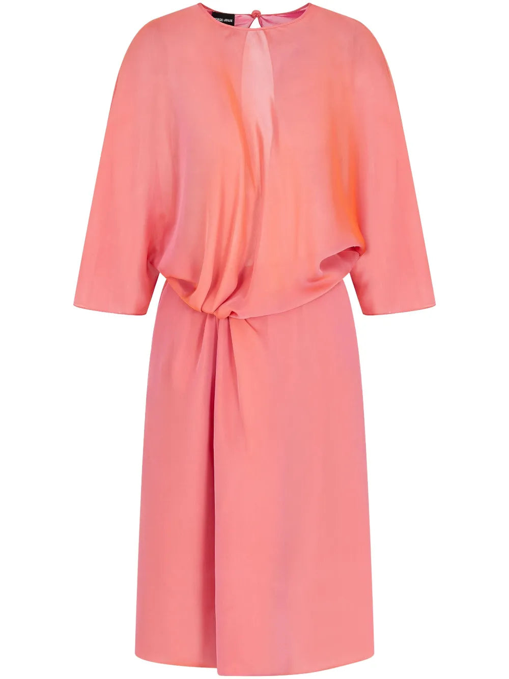 Round Neck Midi Dress