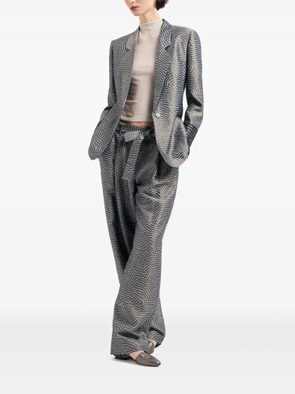 Abstract Pattern Trousers