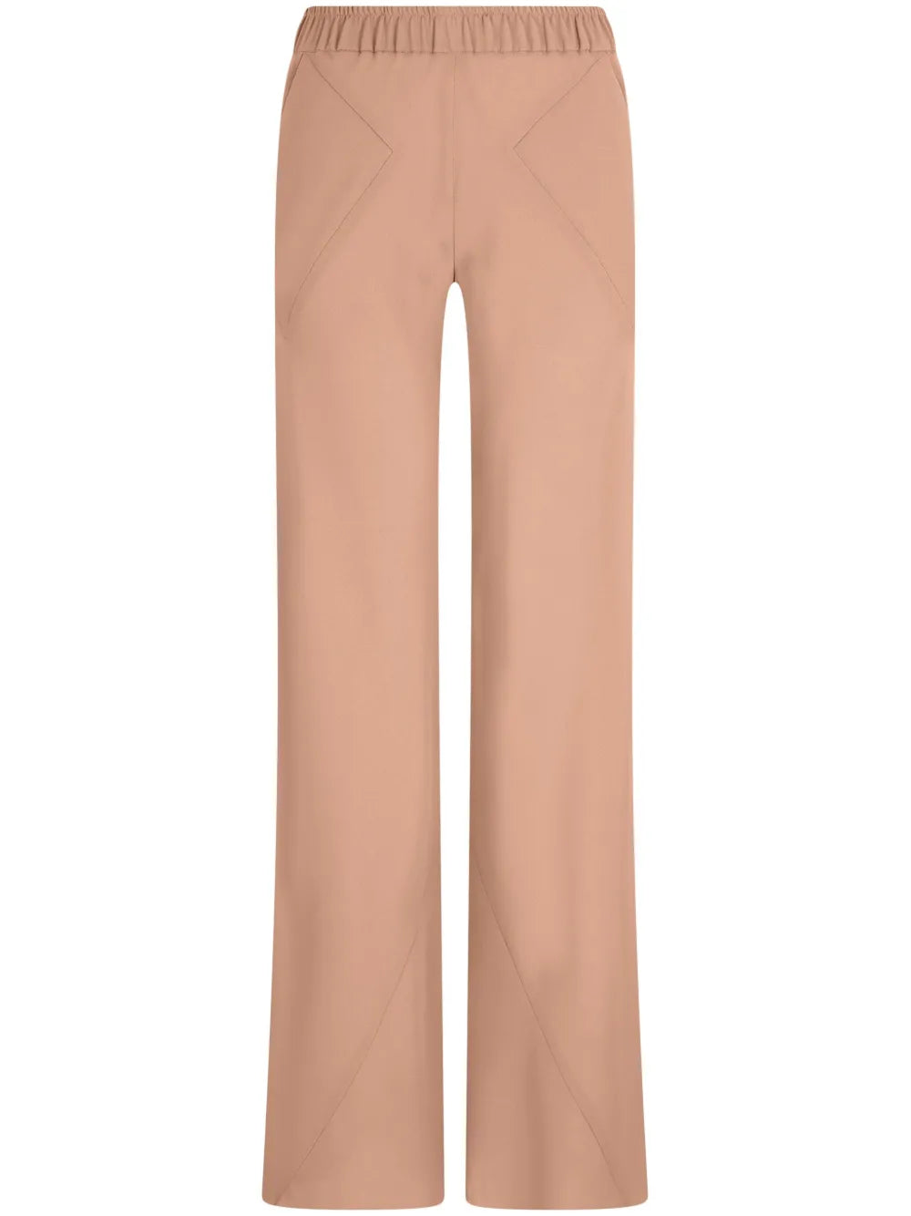 Mulberry-Silk Palazzo Pants