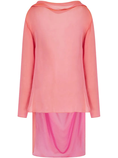 Drap-Detailing Blouse