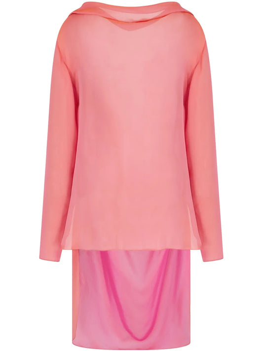 Drap-Detailing Blouse