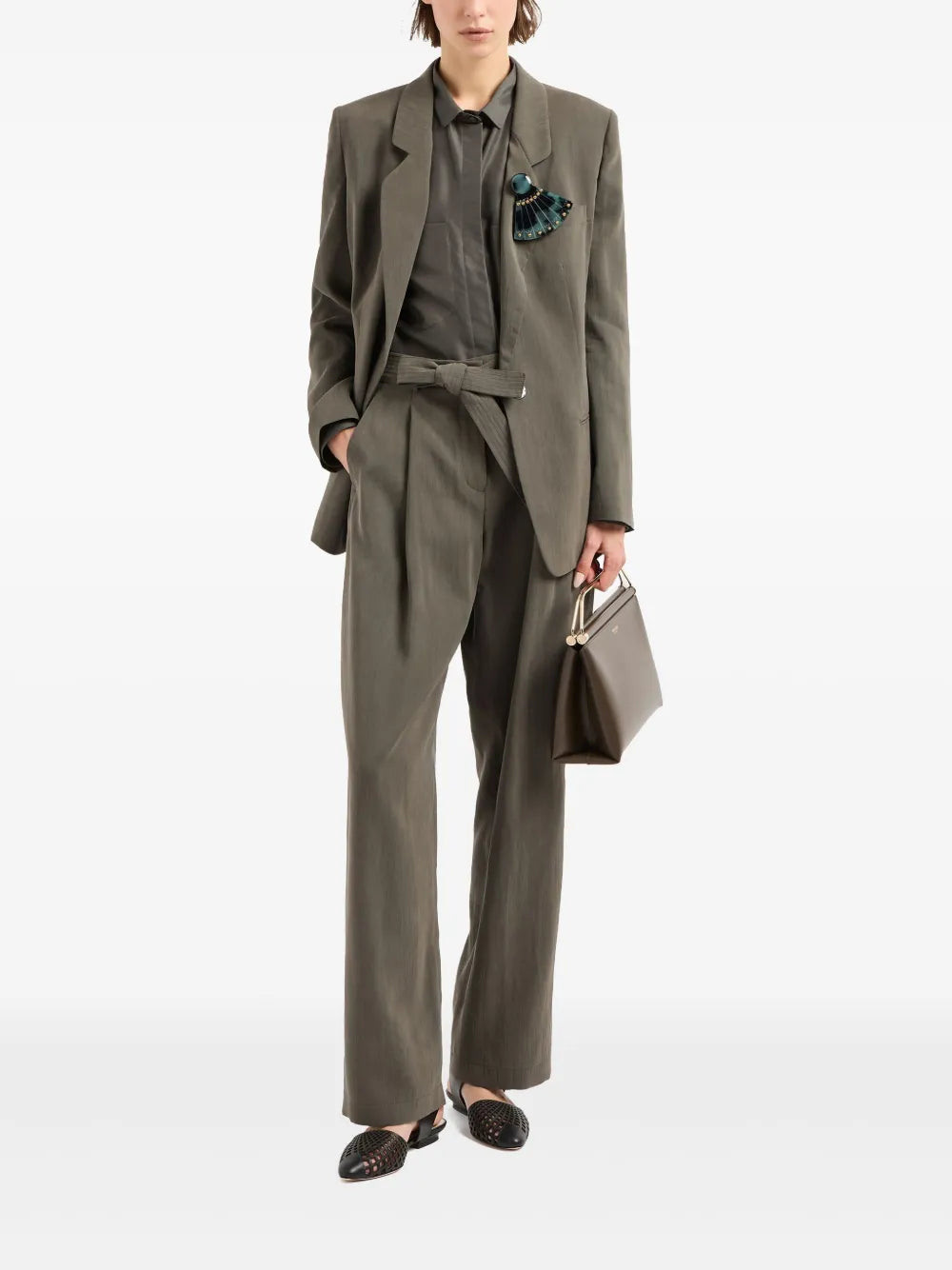 Pleat Detailing Trousers