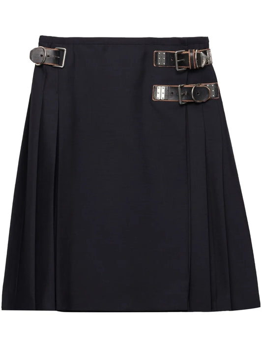 Pleated Midi Skirt
