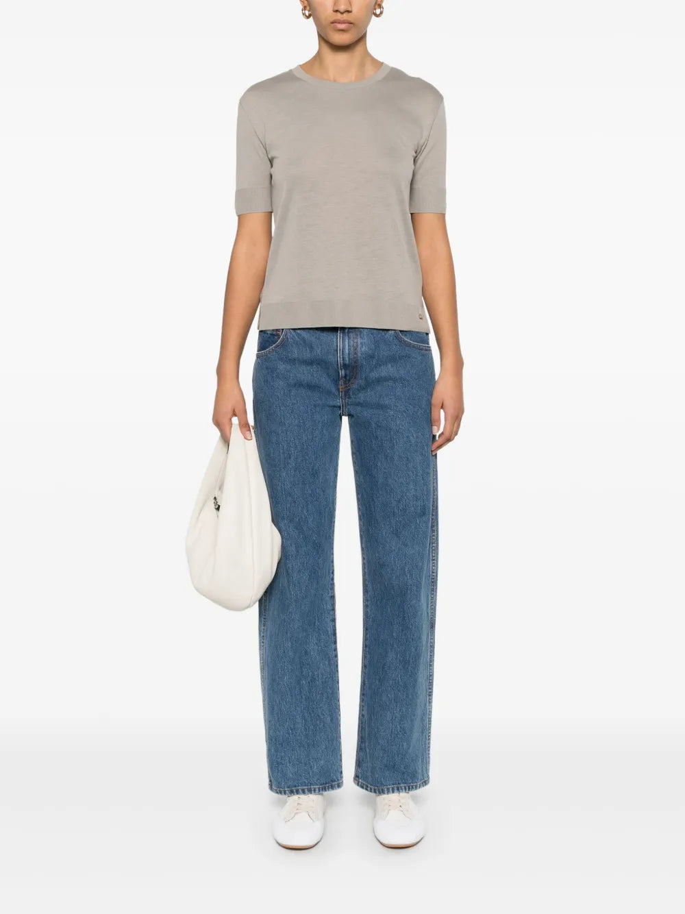 Fine-Knit T-Shirt