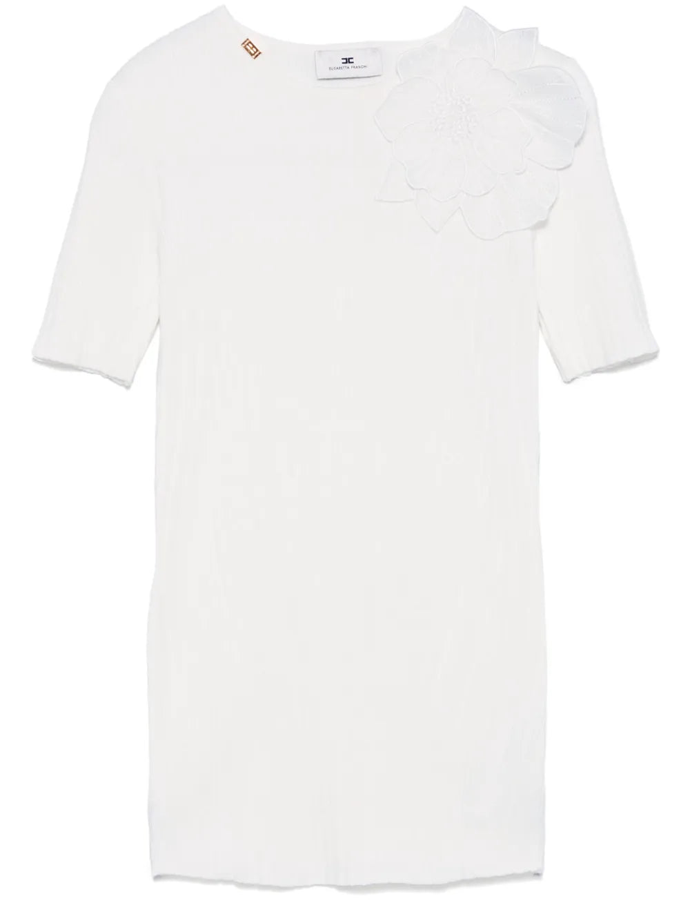 Floral-Appliqué Top