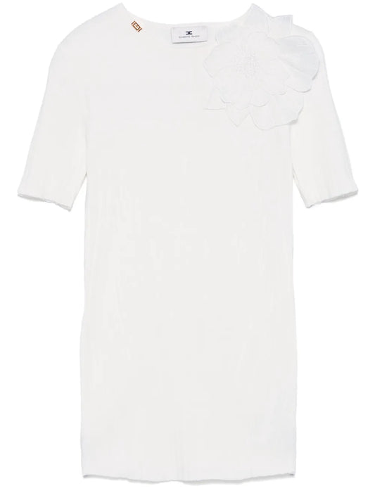 Floral-Appliqué Top