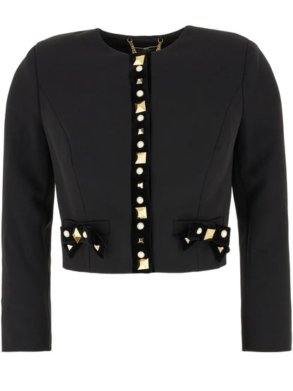 Studded-Trim Jacket