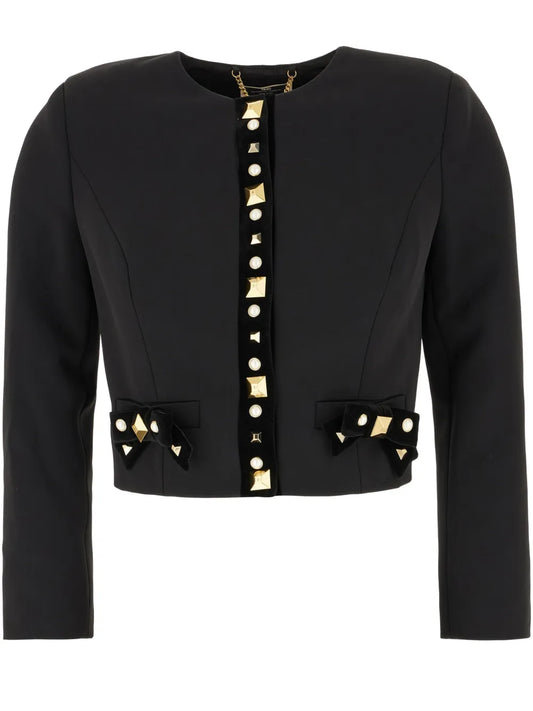 Studded-Trim Jacket