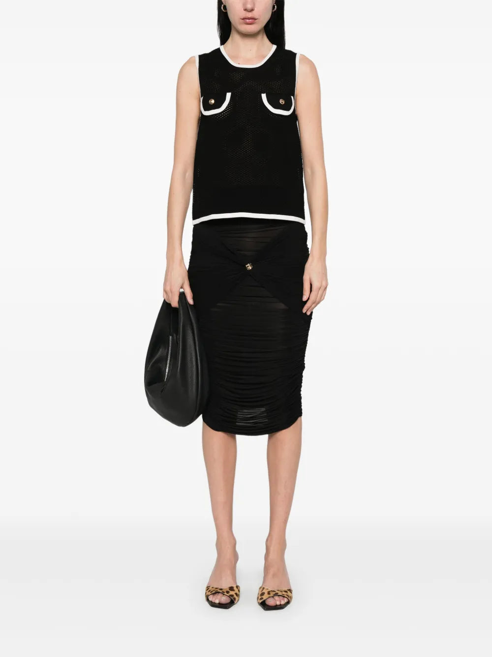 Open-Knit Tank Top