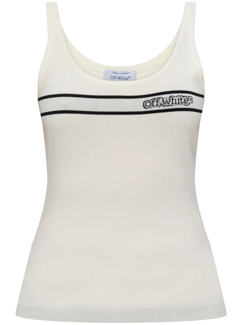 Intarsia-Knit Logo Tank Top