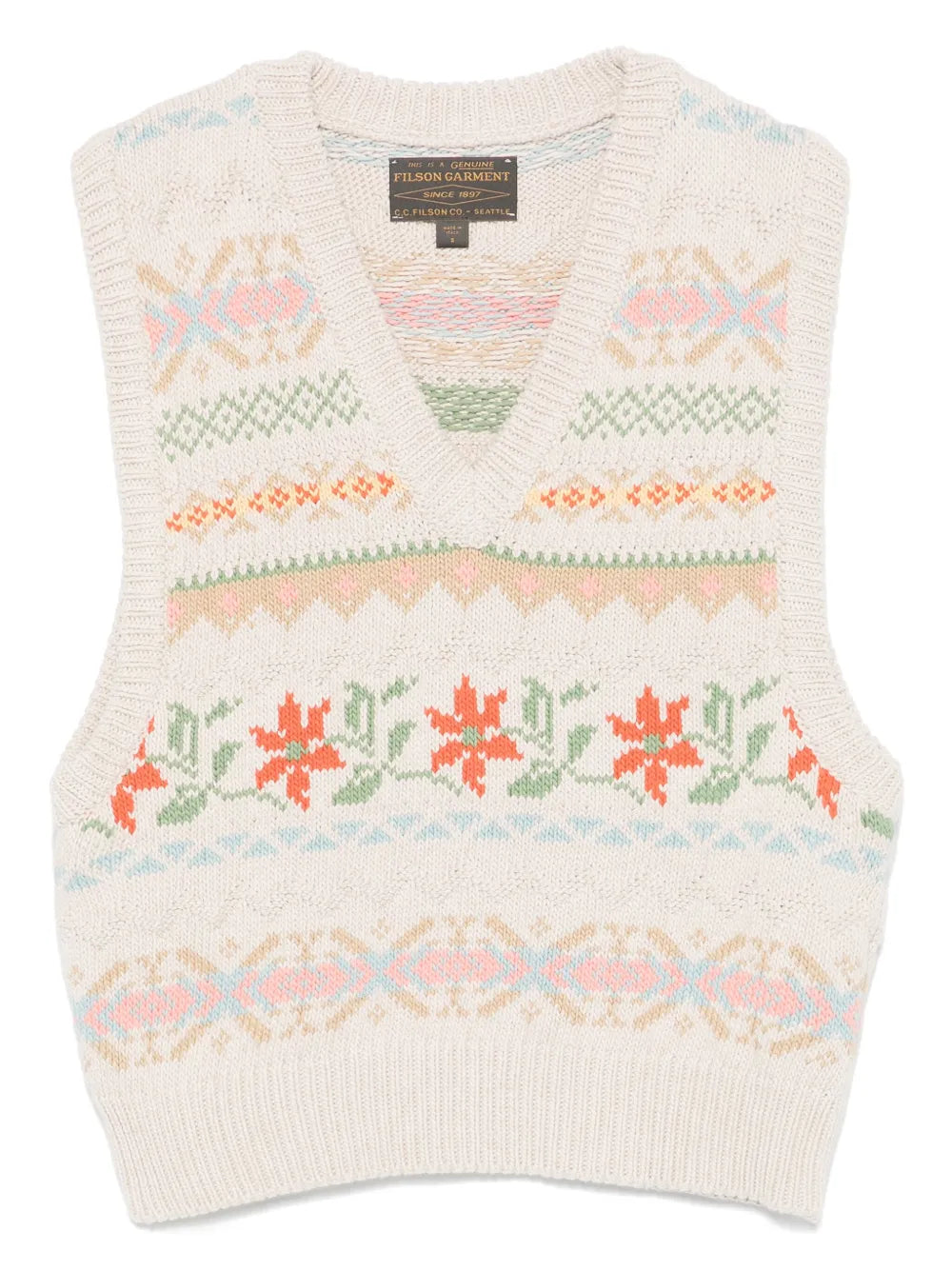 Jacquard Cotton Vest