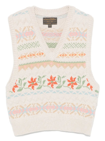 Jacquard Cotton Vest