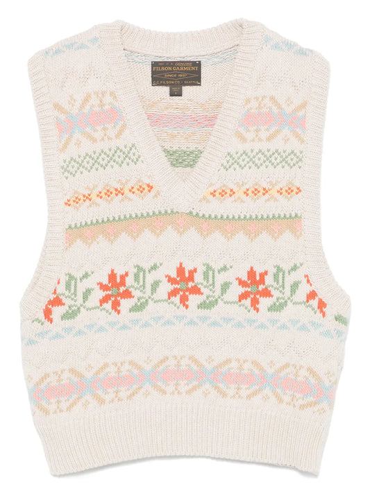 Jacquard Cotton Vest