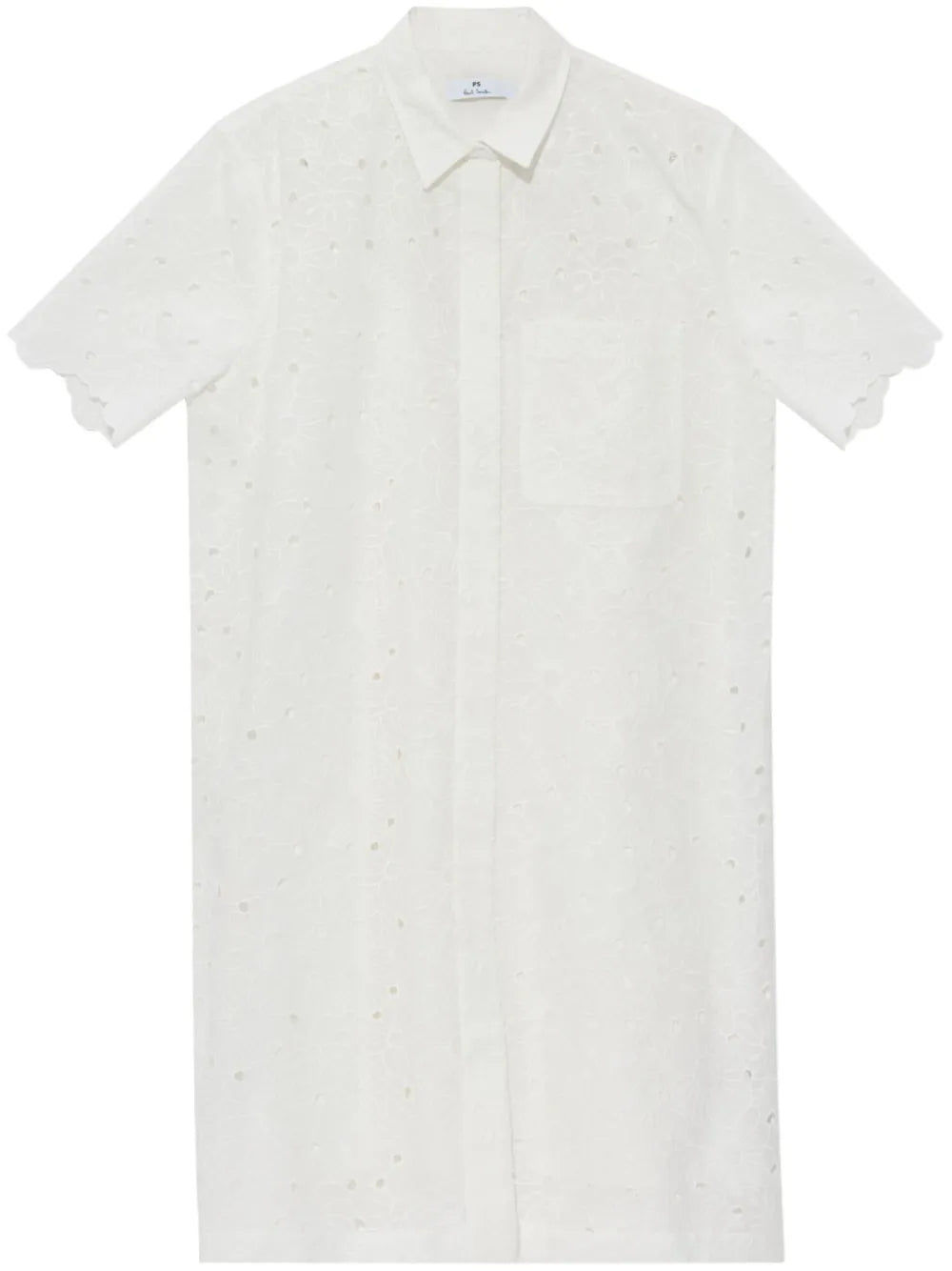 Embroidery Shirt Dress