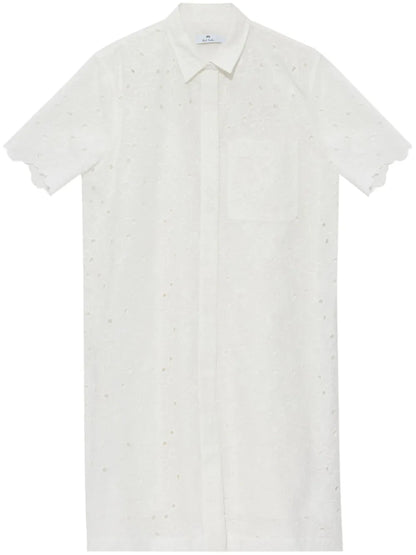 Embroidery Shirt Dress