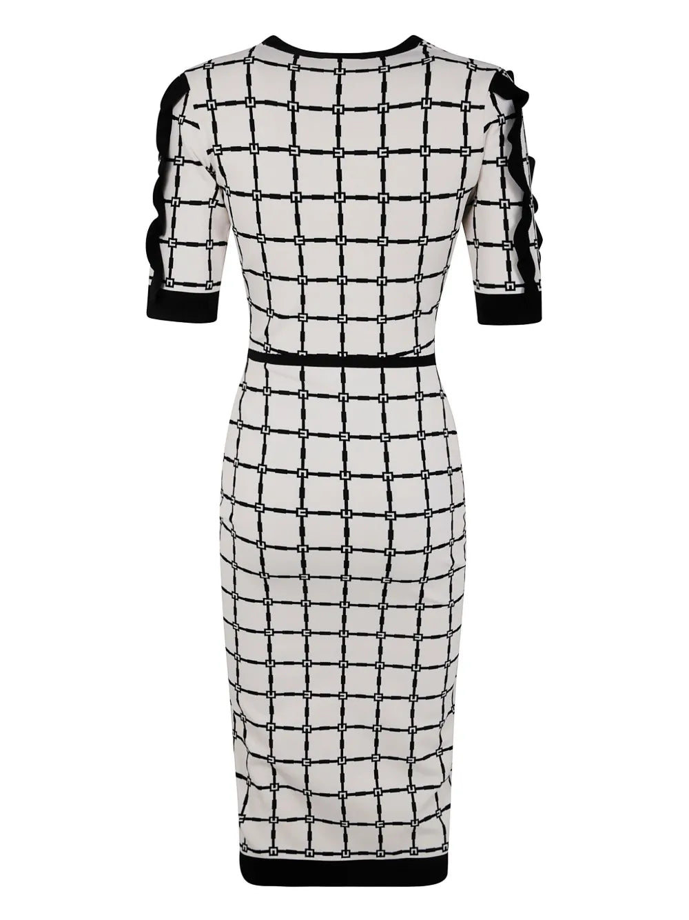 Logo-Jacquard Midi Dress