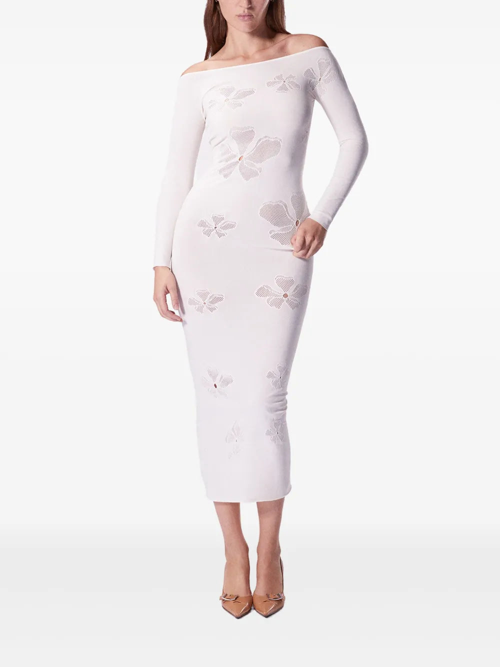 Monogram Midi Dress