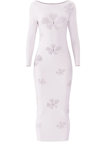 Monogram Midi Dress