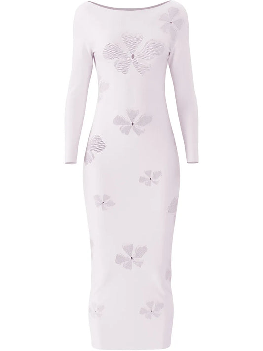 Monogram Midi Dress
