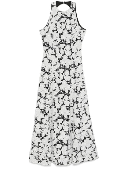 Broderie-Anglaise A-Line Midi Dress