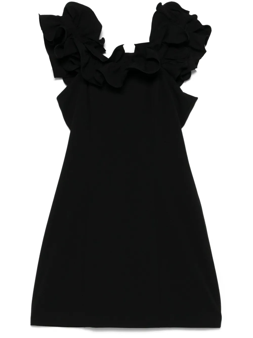 Ruffle-Detail Mini Dress