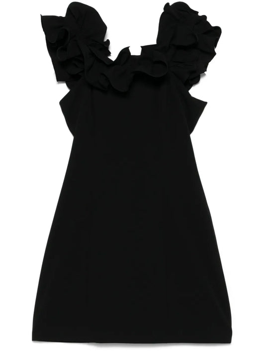 Ruffle-Detail Mini Dress