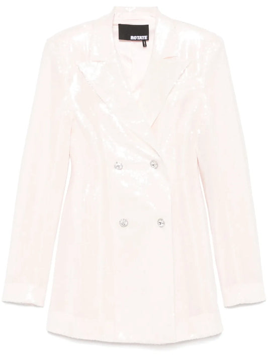 Sequinned Blazer-Style Mini Dress