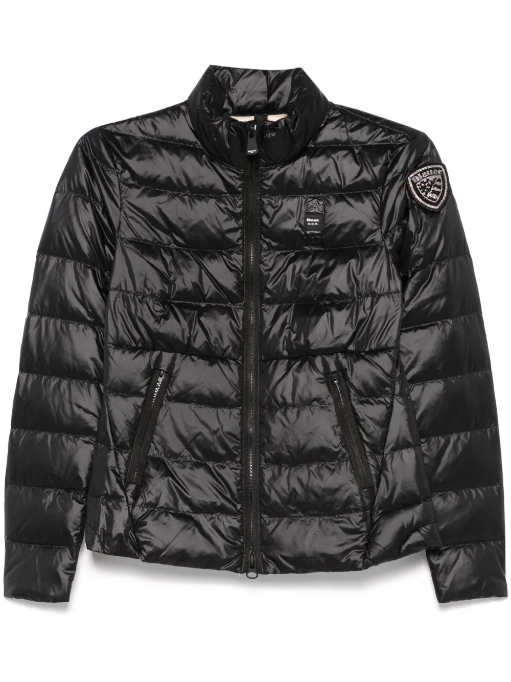 Logo-Patch Puffer Jacket