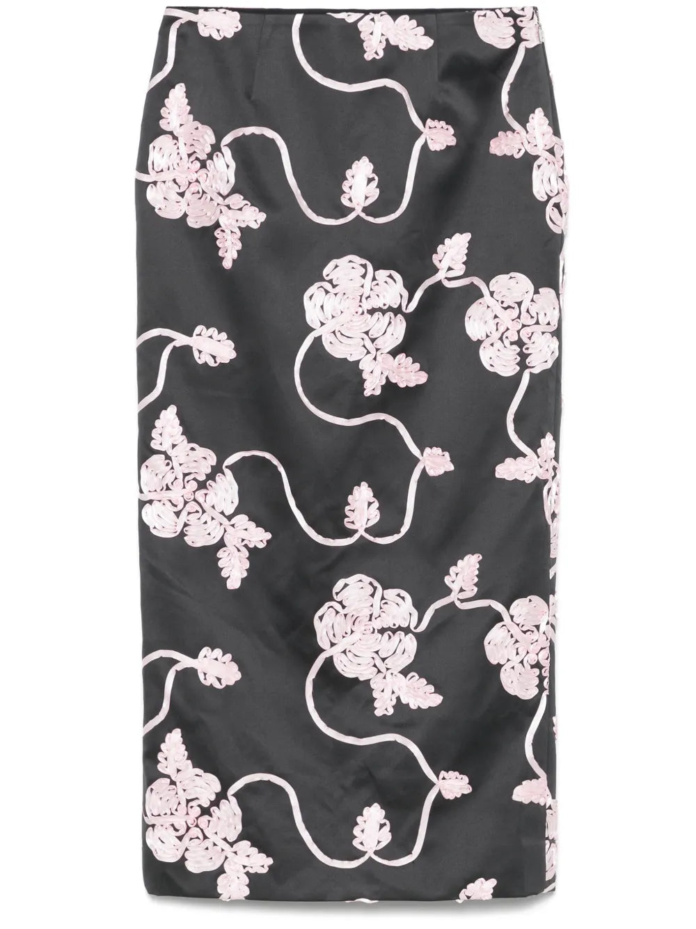 Appliqué Pencil Skirt