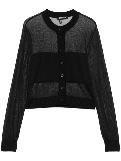 Sheer-Panels Cardigan