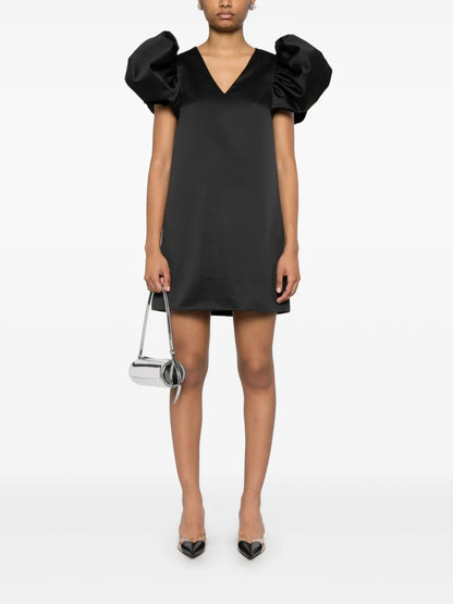 A-Line Satin Mini Dress