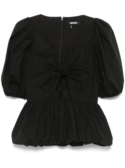 Puff-Sleeve Bubble Top