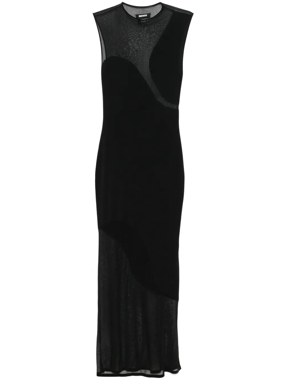 Sheer Knit Maxi Dress