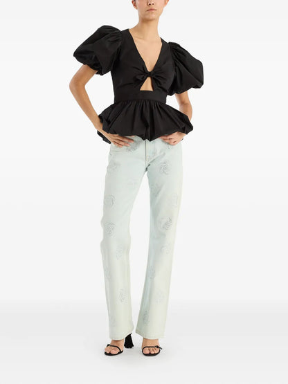 Stud-Embellished Jeans