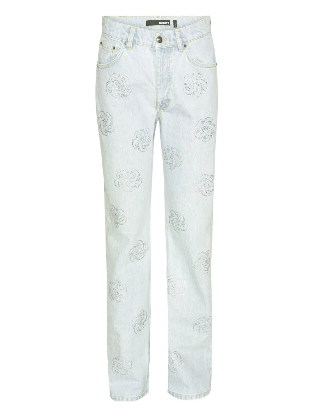 Stud-Embellished Jeans