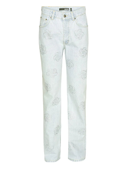 Stud-Embellished Jeans