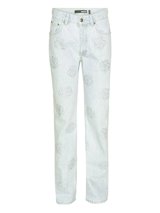 Stud-Embellished Jeans